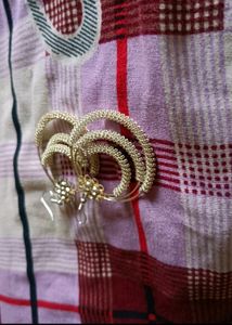 Combo Of Earrings And Hair Pin