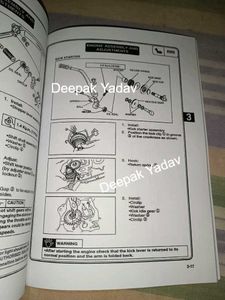 YAMAHA RX100 ORIGINAL SERVICE MANUAL