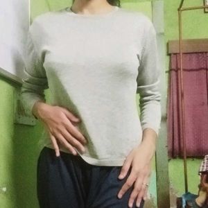 Ann Taylor Sparkly Long Sleeve Top