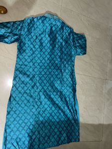 Teal Blue Kurta