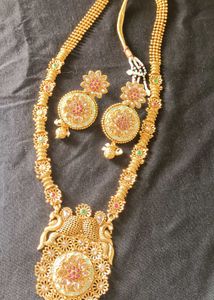 Long Necklace Look A Like Gold