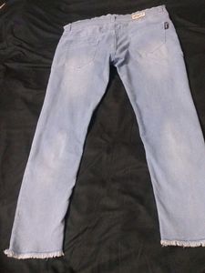 Ripped Light Wash Jeans