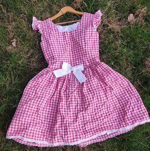 Pink Gingham Dress