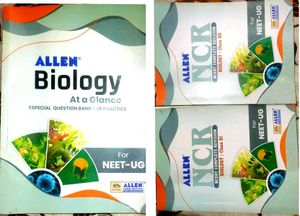 Allen Biology At a Glance & NCR XI & XII-NEET-U