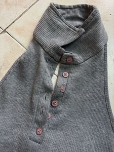 Cute Grey Crop Top