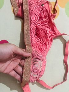 Pink Lace Bra 34B