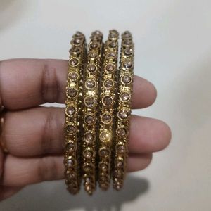 Golden Bangles Set