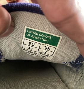 United Colors of Benetton Blue Casual Shoes
