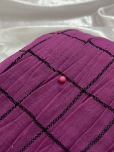 Purple Checkered Hijab