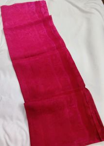 Pink Art Silk Saree