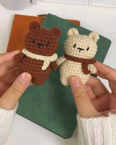 Crochet Couple Bear Keychain