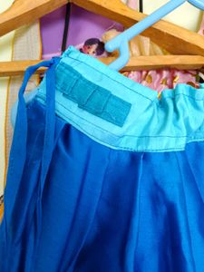 Blue Ombre Maxi Skirt