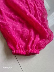Sera Pink Wrap Crop Top 💗