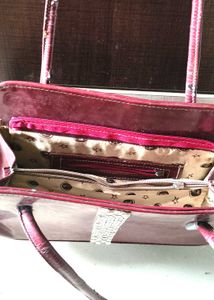 Elegant Maroon Handbag