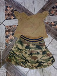 Skirt Top In Good Condition Best For Home Wear