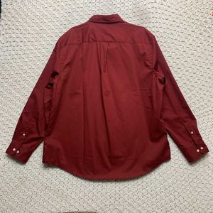 Dockers orignal v Red Long Sleeve Shirt