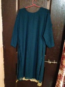 Festive Teal Blue Kurta