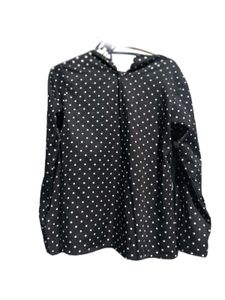 Polka Dot Blouse Shirt Top Office Wear