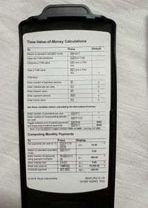 Financial Calculator Texas Instruments BA II Plus