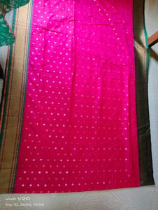 Silk Saree with Peacock Design