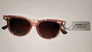 Lenskart Air Clip On Transparent Full Rim Round