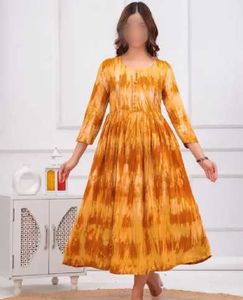 Anarkali Tie Dye Printed Kurti 4XL