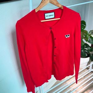 Karl Largerfeld Wool Cardigan