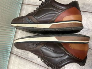 Zara Brown Leather Casual Shoes