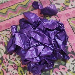 Purple Metalic Balloons