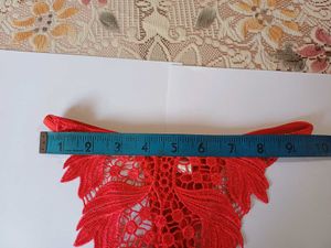 Brand New Red Lace Thong