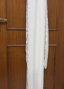 Beads &amp; Stones White Dupatta