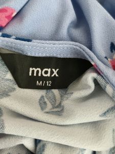 Light Blue Floral Print Dresses (Women&#39;s)
