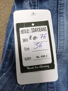 E@76 Size-36 (Sale) Latest Ladies high waist Jeans