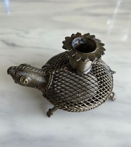 Vintage Dokra Candle Holder!