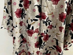 Floral Print Poncho top
