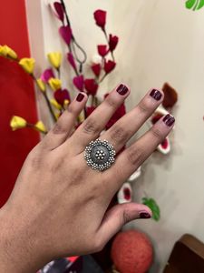 Oxidized Silver Ring