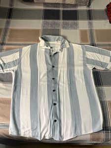 Striped Button-Down Shirt