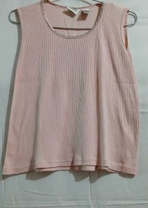 Cute Pink Sleeveless Tshirt