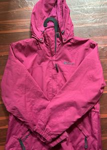 Magenta Windbreaker Jacket