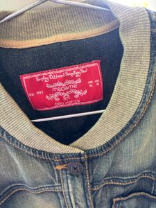 Madame Denim Jacket Charcoal Black