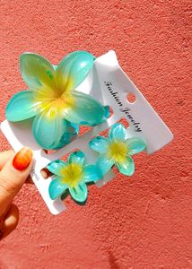 Flower Hair Clip Set