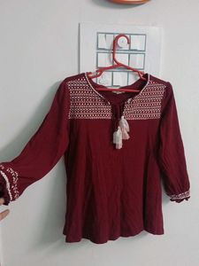 Embroidered Top
