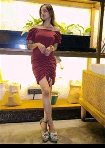 Party Wear Dress Pink Color