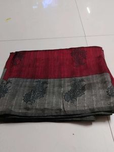 Dailywear Maroon Printed Saree
