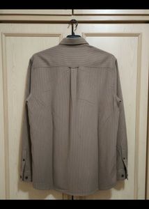 Original Zara Brown Striped Shirt