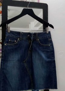 Denim Mini Skirt