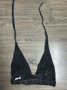 Denim Halter Top