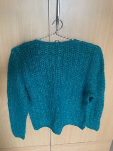 Crochet Knit Sweater Top