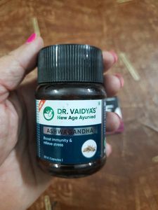 Two Ayurveda Medicines Dr. Vaidya&#39;s Ashwagandha Boosts Immunity and Relieves Stress And Himalaya Q-Dee Cramps Relief
