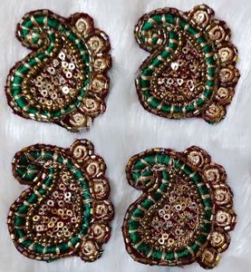 45 Zari Work Patches